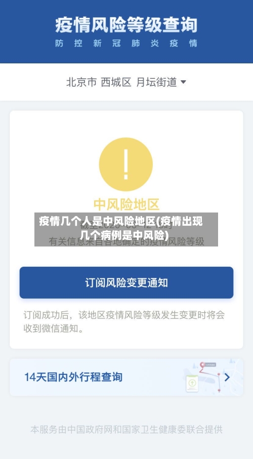 疫情几个人是中风险地区(疫情出现几个病例是中风险)-第2张图片