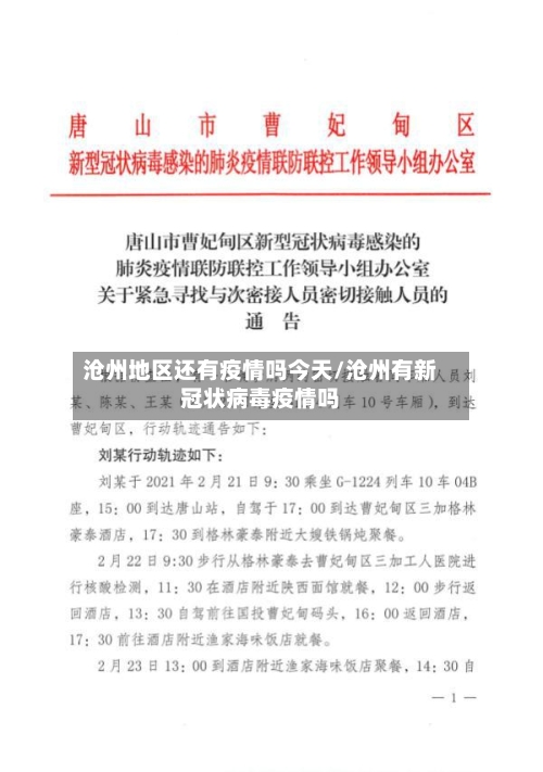 沧州地区还有疫情吗今天/沧州有新冠状病毒疫情吗-第2张图片