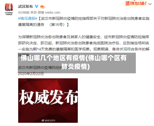 佛山哪几个地区有疫情(佛山哪个区有肺炎疫情)-第3张图片