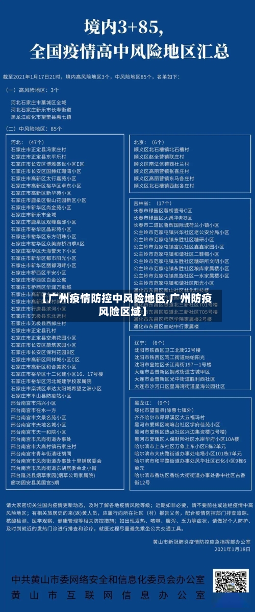 【广州疫情防控中风险地区,广州防疫风险区域】-第3张图片