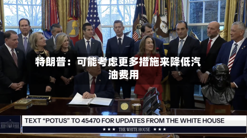 特朗普:可能考虑更多措施来降低汽油费用